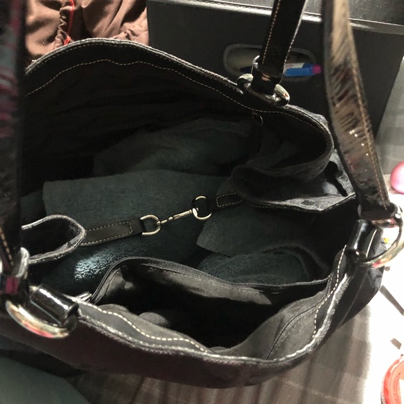 Large black Coach bag - Picture 3 of 4